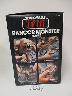 Vintage 1983 Star Wars Retour Du Monstre Ranceur Jedi Scellé Nouvelle Boîte Kenner