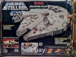 Vintage 1995 Boîte Kenner Star Wars Millenium Falcon Électronique Guerre Stellari