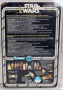 Vintage Canada Star Wars Doté De 12 Figurines Articulées Avec Logo C-3po G-back-d // Afa 60