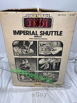 Vintage Imperial Shuttle Avec La Boîte Originale Kenner Star Wars 1984