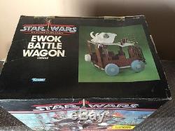 Vintage Kenner 1984 Star Wars Potf Ewok Battle Wagon Usine Scellée