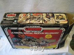 Vintage Kenner Canada Millennium Falcon Jouet Star Wars Canadien Avec Box D'origine
