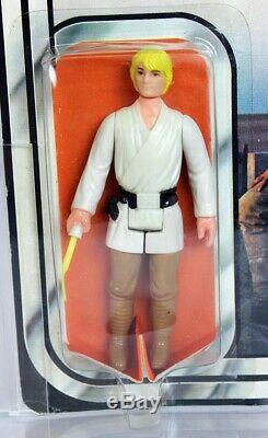 Vintage Kenner Star Wars 12 Luke Skywalker (pantalon Brillant) Vintage 1978 / Afa 80