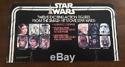 Vintage Kenner Star Wars 12-retour Figure Magasin Affichage En-tête Excellent État