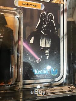 Vintage Kenner Star Wars 1977 Darth Vader Cas 90 (figure) 12 Retour Une Carte Upunch