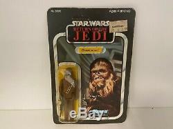 Vintage Kenner Star Wars Chewbacca Moc Cardée Figure 65 Retour Rotj