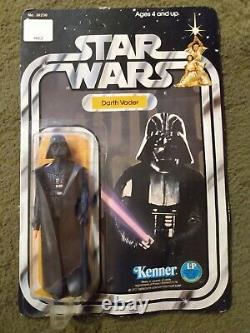 Vintage Kenner Star Wars Dark Vador Figure 1977- Unopened 12 Retour
