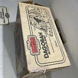 Vintage Kenner Star Wars Esb Dagobah Action Playset 1980 Boxed (boîte D'offre Rare)
