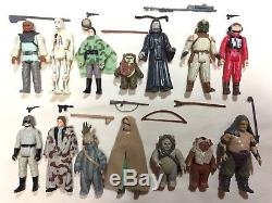 Vintage Kenner Star Wars / Figurines / Énorme Lot De 112, Créatures Complètes