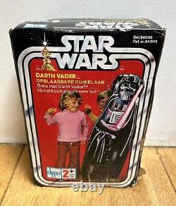 Vintage Kenner Star Wars Sac Darth Vader Bop Misb 1978 Clipper Pays-bas Mib