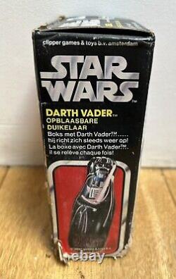 Vintage Kenner Star Wars Sac Darth Vader Bop Misb 1978 Clipper Pays-bas Mib