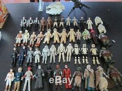 Vintage Kenner Star-wars 48 Figurines, Y Compris Darth-vader Vintage Job Lot