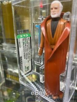 Vintage Kenner1977 Star Wars Double Ben Telescoping (obi-wan) Kenobi Afa 90 Nm + / Mt