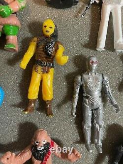 Vintage Lot De 16 Personnages De Bootleg Mexicain Star Wars