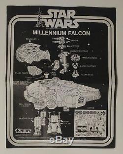 Vintage Millennium Falcon De Kenner Star Wars Avec Boîte / Autocollants / Instructions