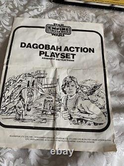 Vintage Palitoy Star Wars Complete Esb Dagobah Action Playset 1980 Boxed