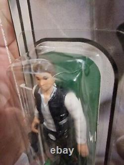 Vintage Star Wars 12 Back A Han Solo petite tête AFA75 veuillez lire la description