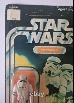 Vintage Star Wars 12 dos non-perforé Stormtrooper