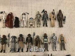Vintage Star Wars 1977-1984 Figures Lot. Comprend 12 Original! Pas Repro