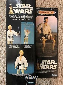 Vintage Star Wars 1979 Kenner Luke Skywalker 12 Pouces Poupée Misb Scellé Boîte