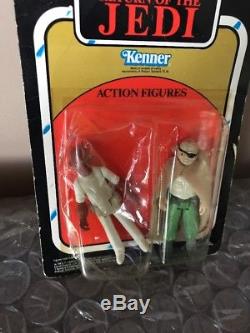 Vintage Star Wars 1983 2-pack Adjonction Ackbar Prune Face Rotj Kenner Scellé