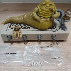 Vintage Star Wars 1983 Jabba The Hut Play Set Complet Rotj Kenner