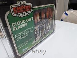 Vintage Star Wars AFA 75 Cloud City Playset Sears Exclusive Baggie ESB Boxed
 <br/> Traduction: Vintage Star Wars AFA 75 Ensemble de jeu Cloud City Sears Exclusive Baggie ESB Boxed