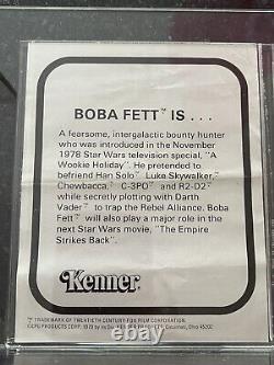 Vintage Star Wars ANH Boba Fett Mailer. Sealed SW-D Baggie  <br/> 
 	<br/>  
Translation: Vintage Star Wars ANH Boba Fett Mailer. Sachet scellé SW-D