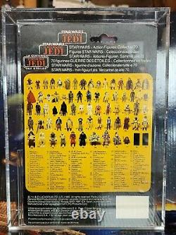 Vintage Star Wars Afa Classé 60 Ex Palitoy Tri-logo Rotj L'empereur Figure 1983