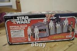 Vintage Star Wars Anh Imperial Troop Transporter Boxed Palitoy