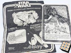 Vintage Star Wars Anh Rc Télécommandé Sandcrawler En Boîte Rare