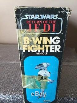 Vintage Star Wars B Wing Fighter 1983 Autocollants Inutilisés Originaux Inutilisés Avecbox