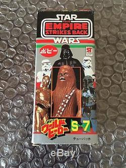 Vintage Star Wars Chewbacca Popy Empire Frappe Arrière Sac Kenner S-7
