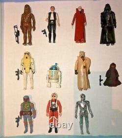 Vintage Star Wars Chiffres 1977-79 Paquet X11