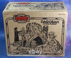 Vintage Star Wars Complète Et Box Seled Dagobah Playset Kenner Yoda Marais 1981