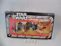 Vintage Star Wars Créature Playset Cantina 1979 Kenner Inutilisé Super Clean Avecbox