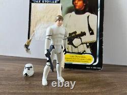 Vintage Star Wars Dernière 17 Luke Stormtrooper Avec Casque Original Et Blaster Bleu