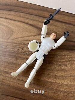 Vintage Star Wars Dernière 17 Luke Stormtrooper Avec Casque Original Et Blaster Bleu