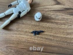 Vintage Star Wars Dernière 17 Luke Stormtrooper Avec Casque Original Et Blaster Bleu