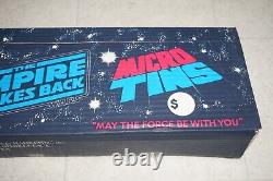 Vintage Star Wars Empire Strikes Back Micro Tins 1980 Avec 72 Tins Display en Magasin