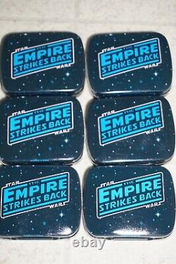 Vintage Star Wars Empire Strikes Back Micro Tins 1980 Avec 72 Tins Display en Magasin