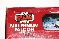 Vintage Star Wars Esb 1982 Kenner Micro Collection Millennium Falcon Sealed Box