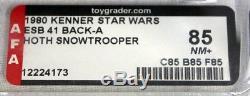Vintage Star Wars Esb Cardé Imperial Stormtrooper (hoth Équipement De Combat) Afa 85