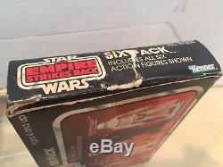 Vintage Star Wars Esb Rouge Six Pack Kenner Baggie Boîte D'origine Et Catalogue Seulement