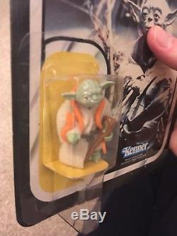 Vintage Star Wars Esb Yoda Kenner 32 Arrière Moc Serpent Orange