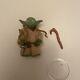 Vintage Star Wars Figure Yoda Avec Snake Brun Avec Bâton Et Ceinture D'origine