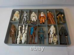 Vintage Star Wars Figures Lot Avec Plateau