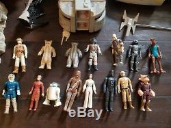 Vintage Star Wars Figurines D'action 70s 80s Hoth Endor Dagobah Ships & Playset Lot