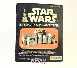 Vintage Star Wars Imperial Troop Transporter Mib Complet Palitoy