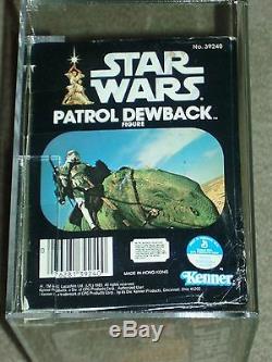 Vintage Star Wars Kenner Afa 75 Figure Patrol Dewback Misb Scellé Box 1983